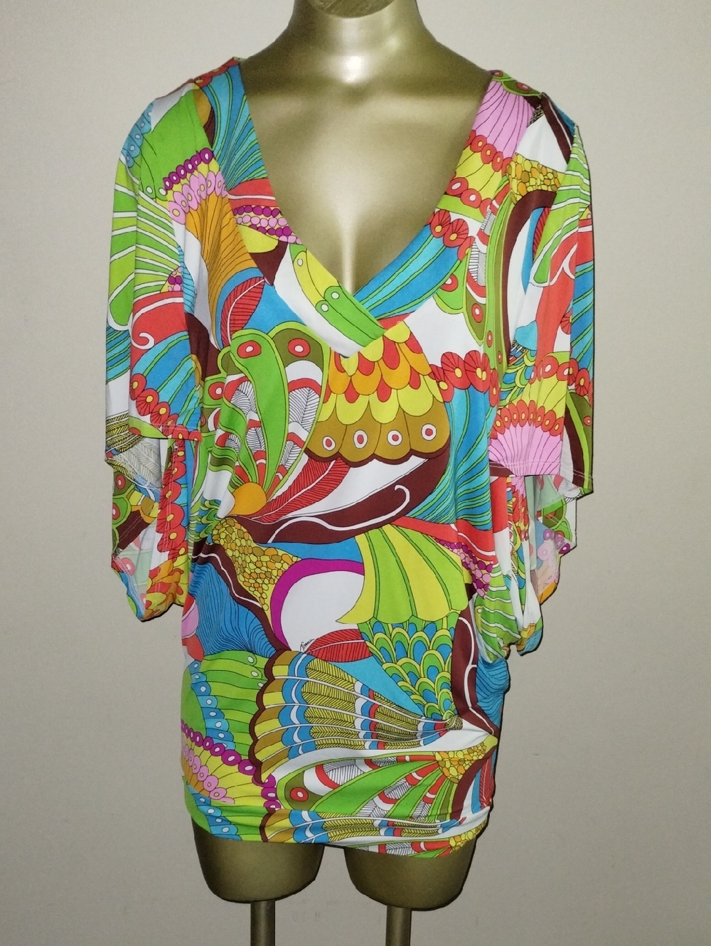 Santa Cruz Tunic Swim Cover Up Dress S